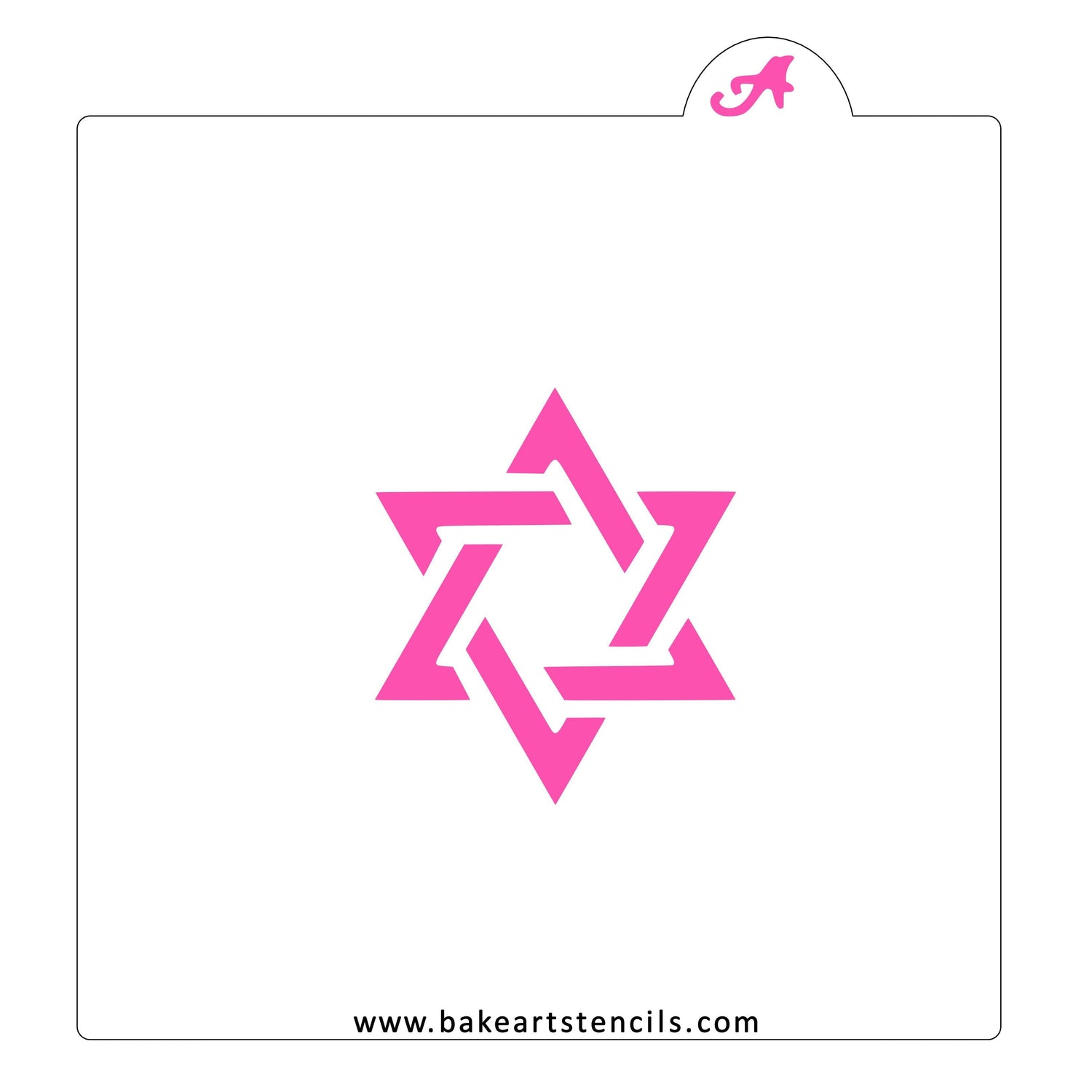 Star of David Cookie Stencil