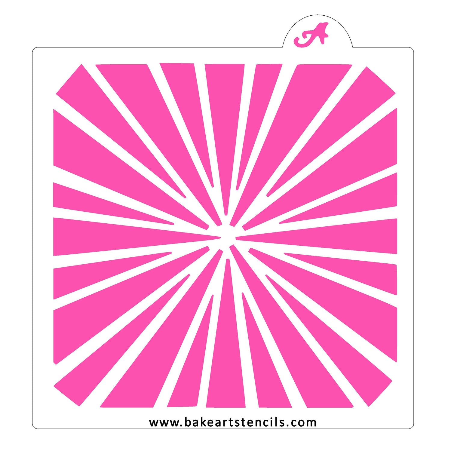 Super Sunburst Cookie Stencil