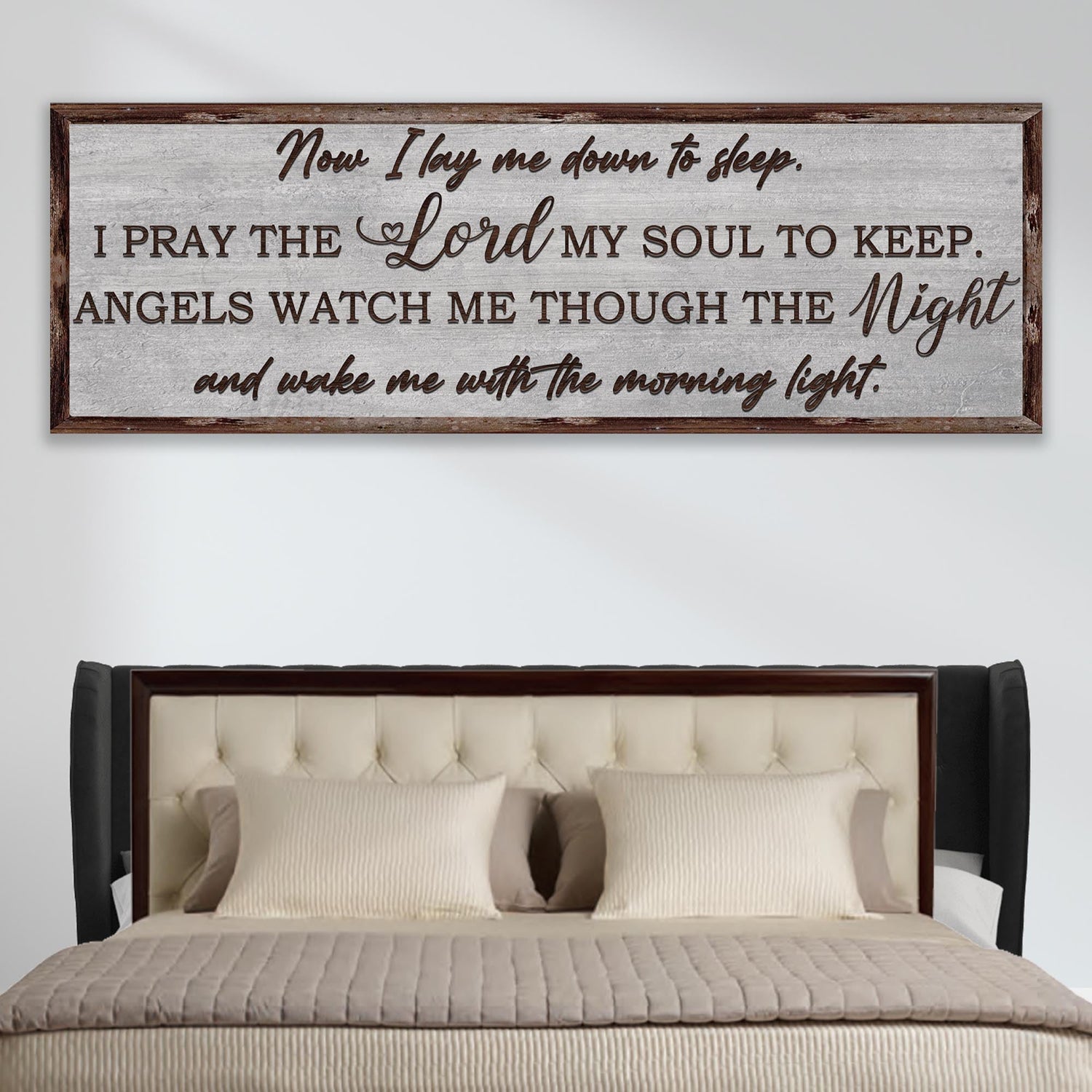 Now I Lay Me Down To Sleep Sign