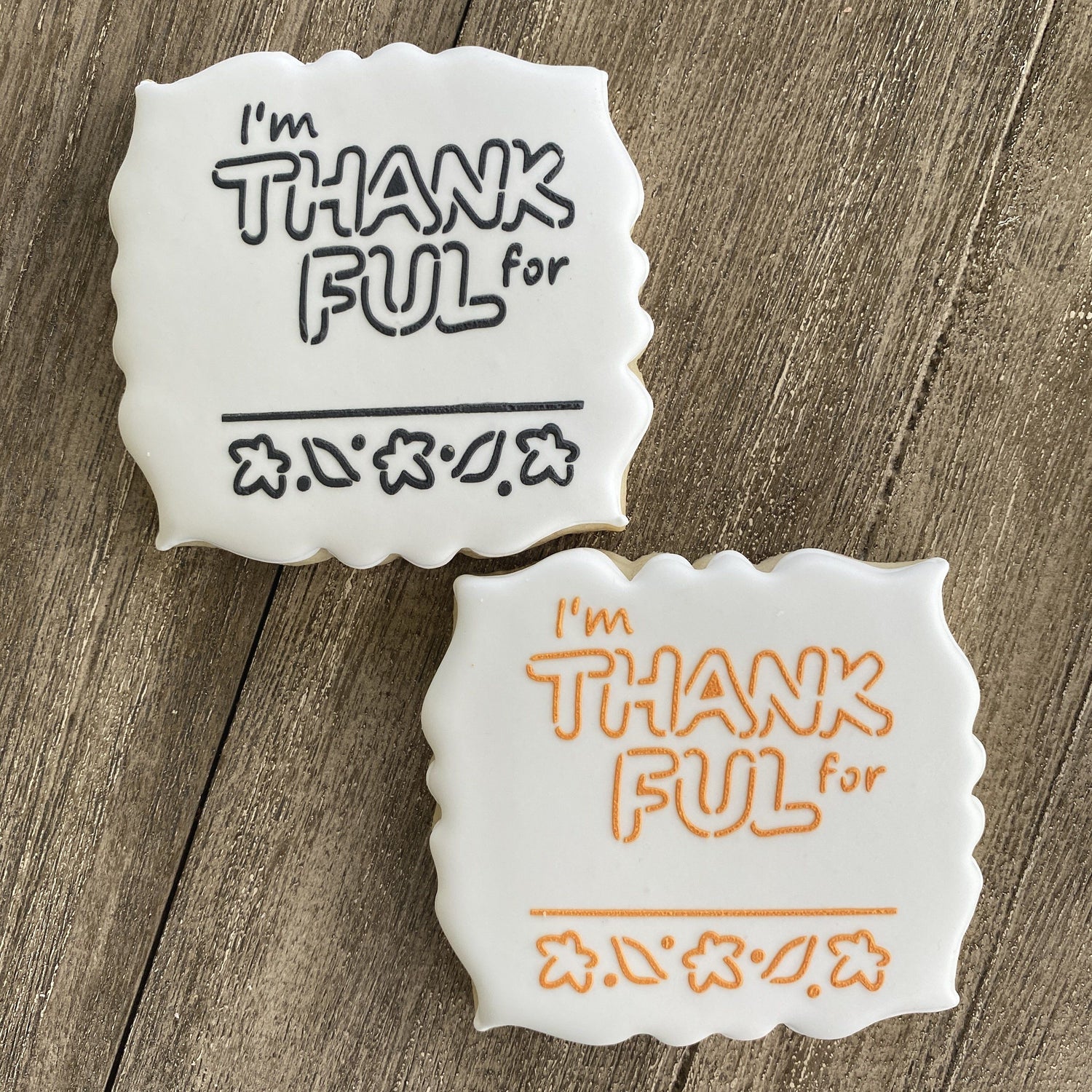 Thankful for PYO Cookie Stencil