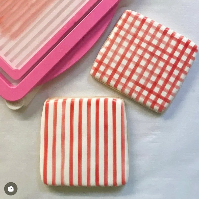 Thin Stripes Cookie Stencil