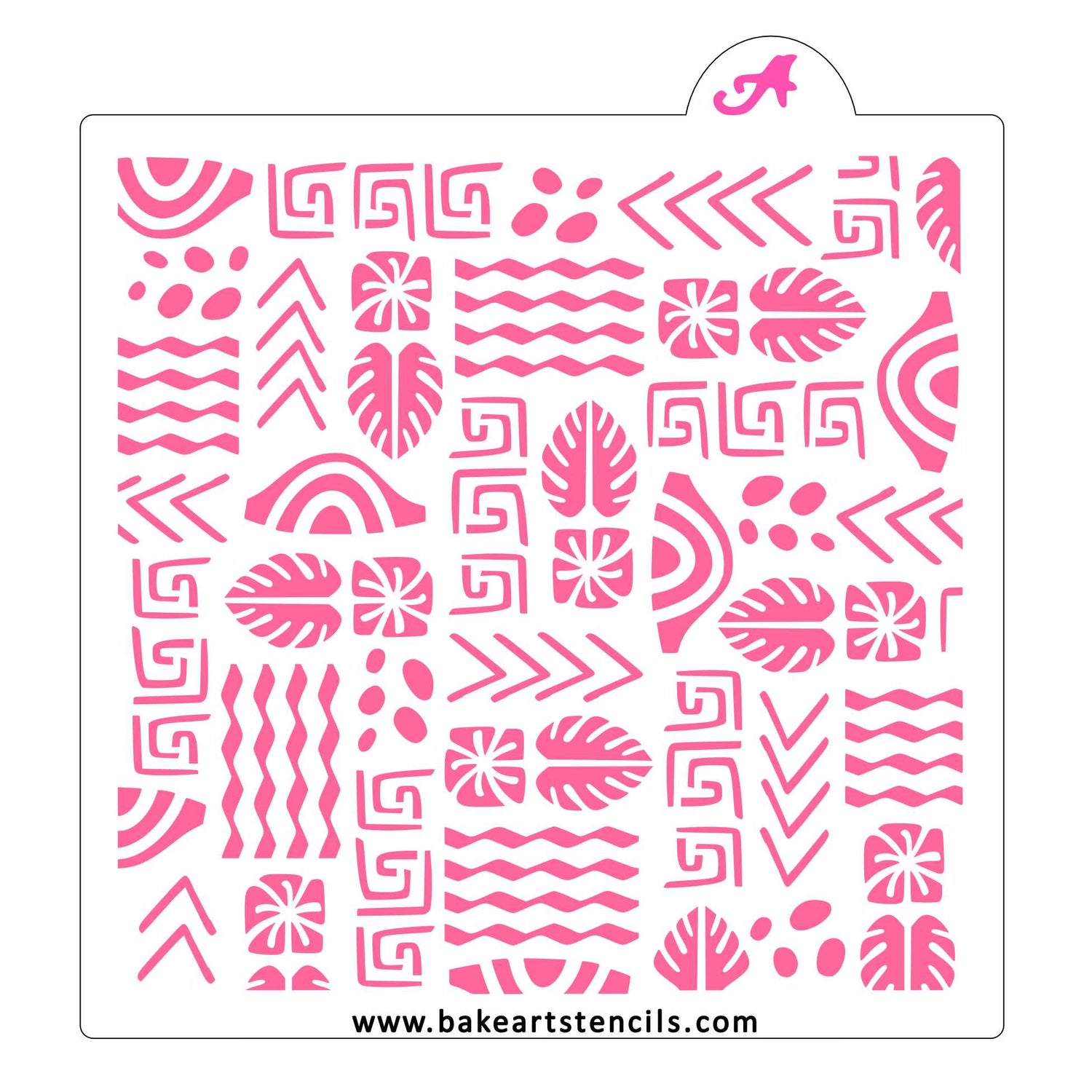Tiki-Tastic Stencil