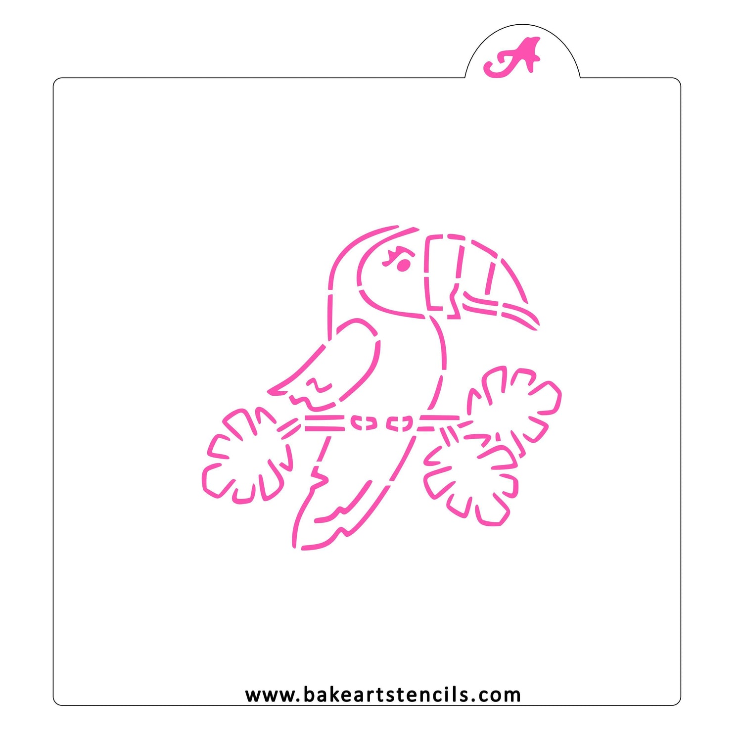 Toucan PYO Cookie Stencil