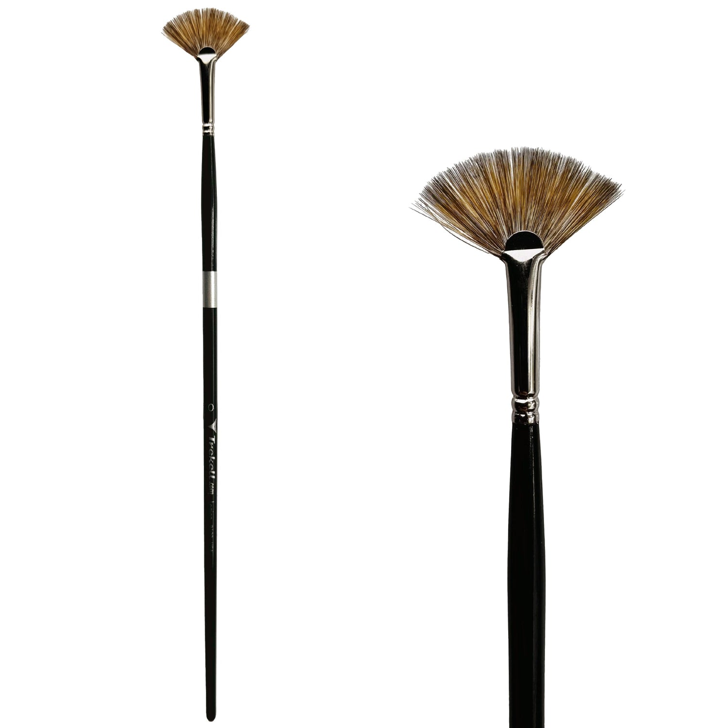 Trekell Legion #0 Fan Brush - Long Handle