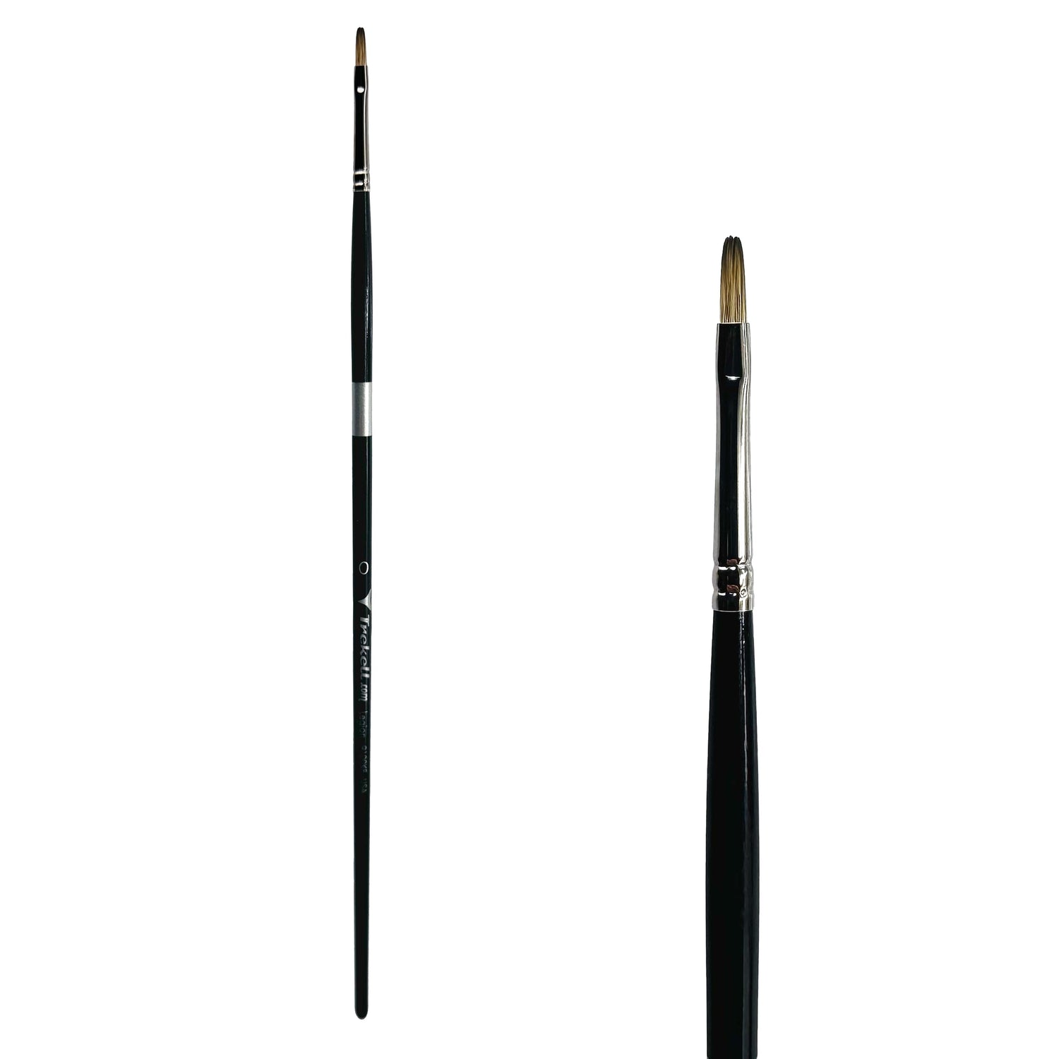 Trekell Legion #0 Filbert Brush - Long Handle