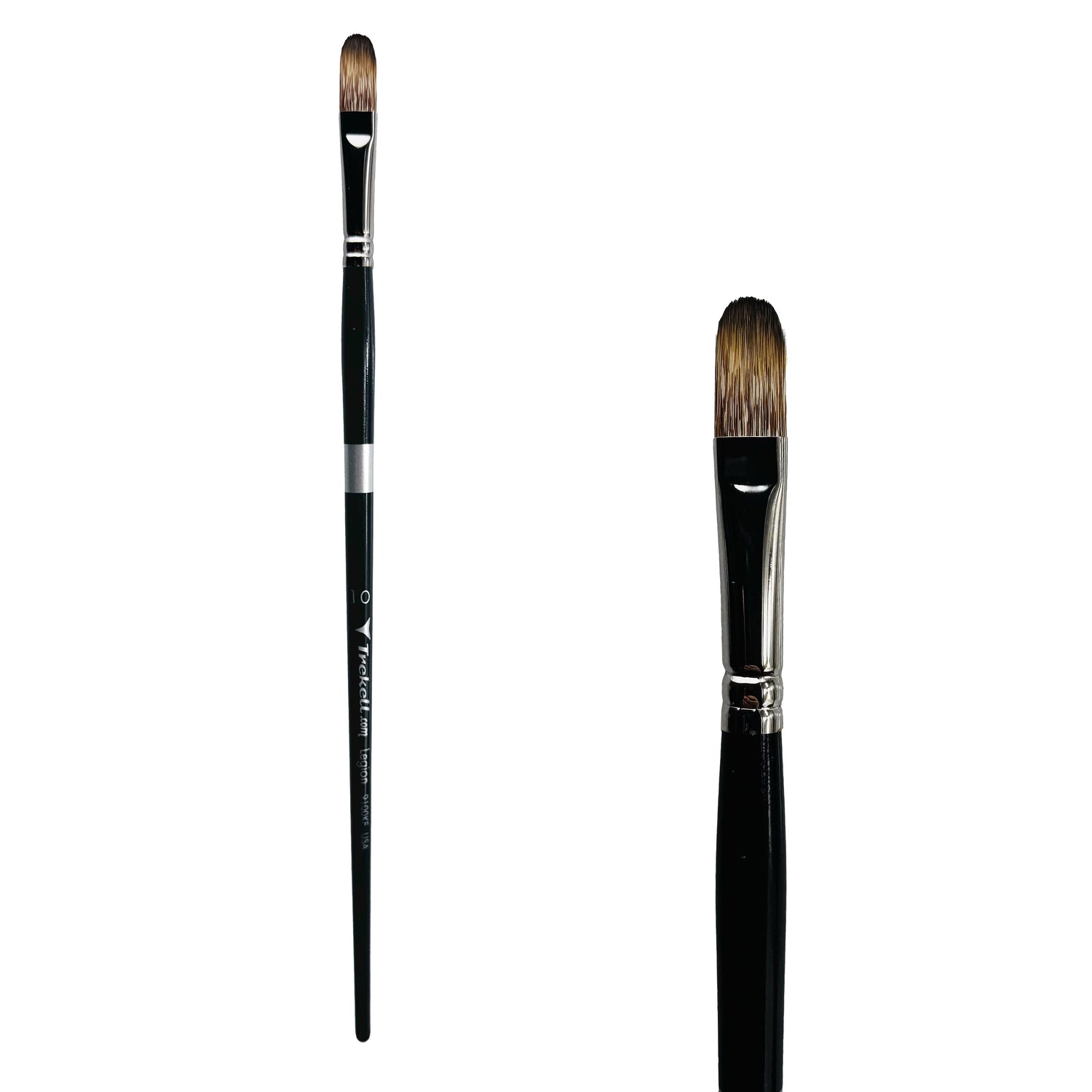 Trekell Legion #10 Filbert Brush - Long Handle