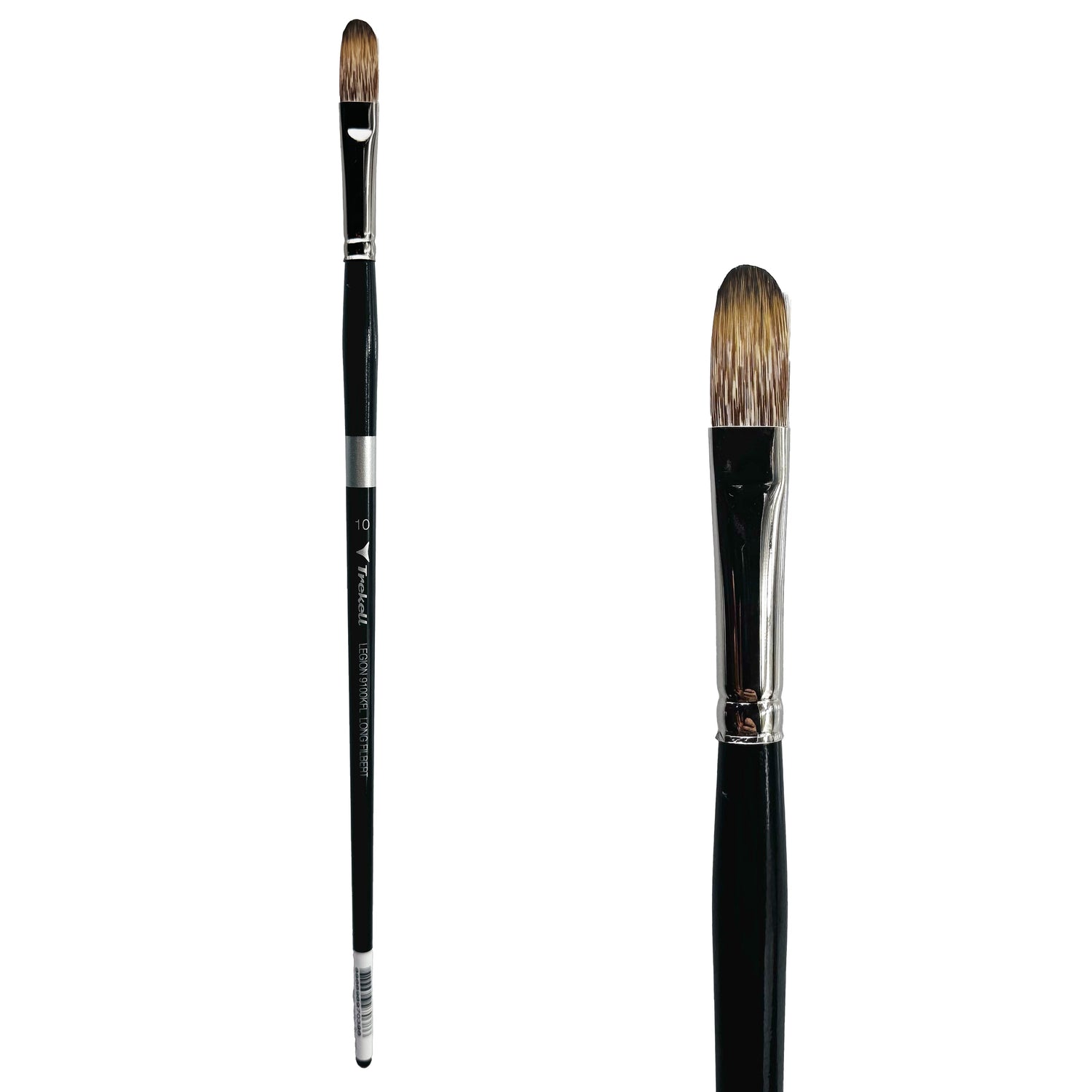 Trekell Legion #10 Long Filbert Brush - Long Handle