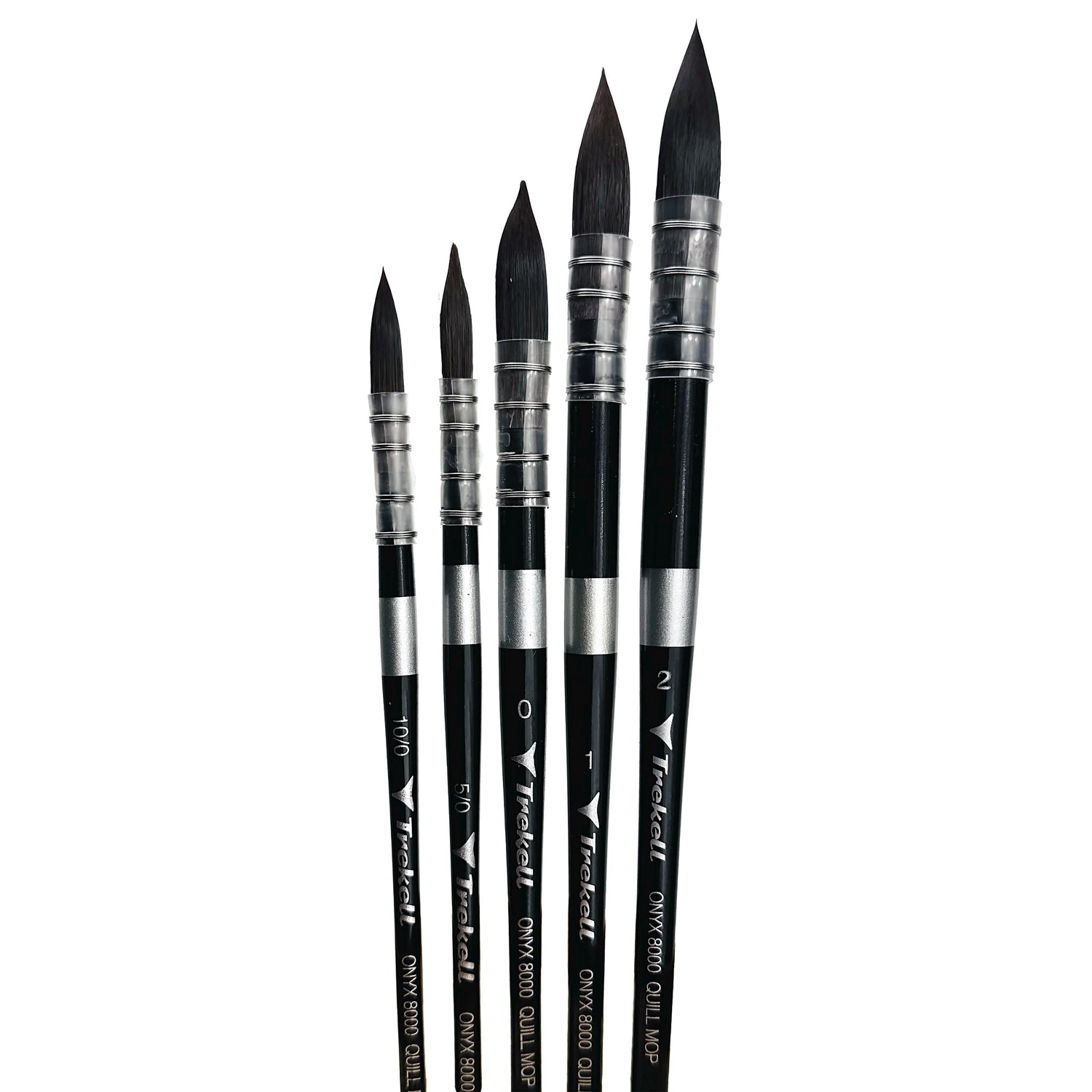 Trekell Complete Onyx Brush Set - Short Handle