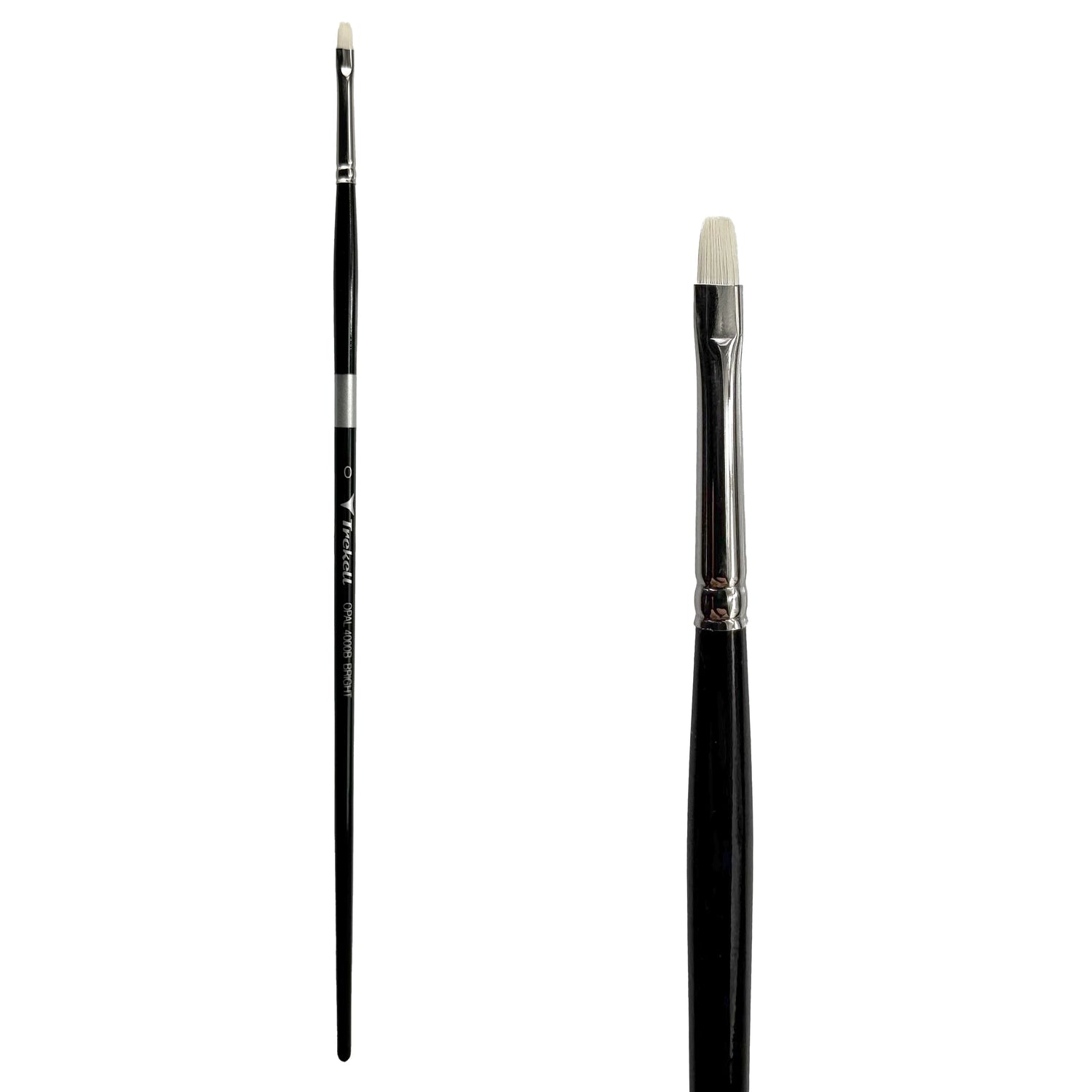 Trekell Opal #0 Bright Brush - Long Handle