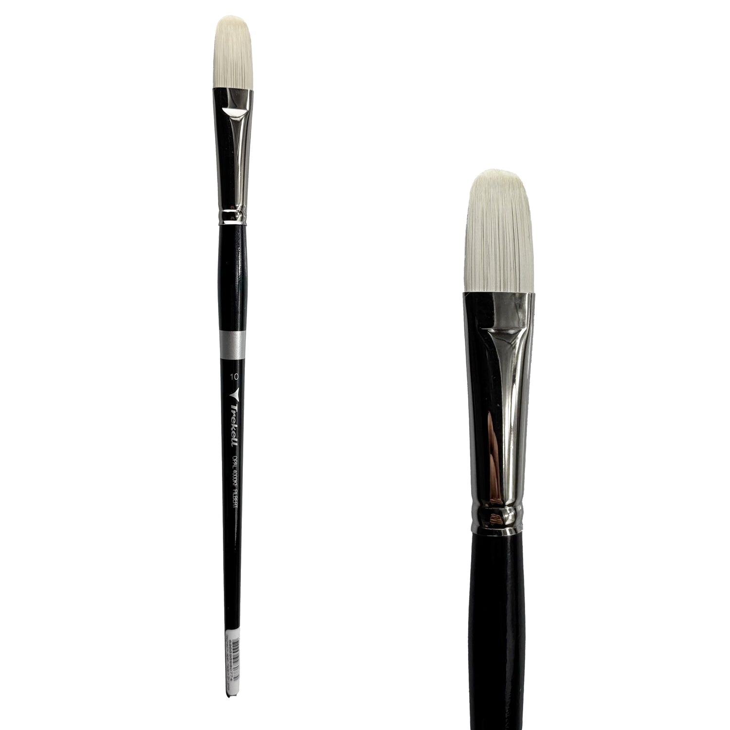 Trekell Opal #10 Filbert Brush - Long Handle