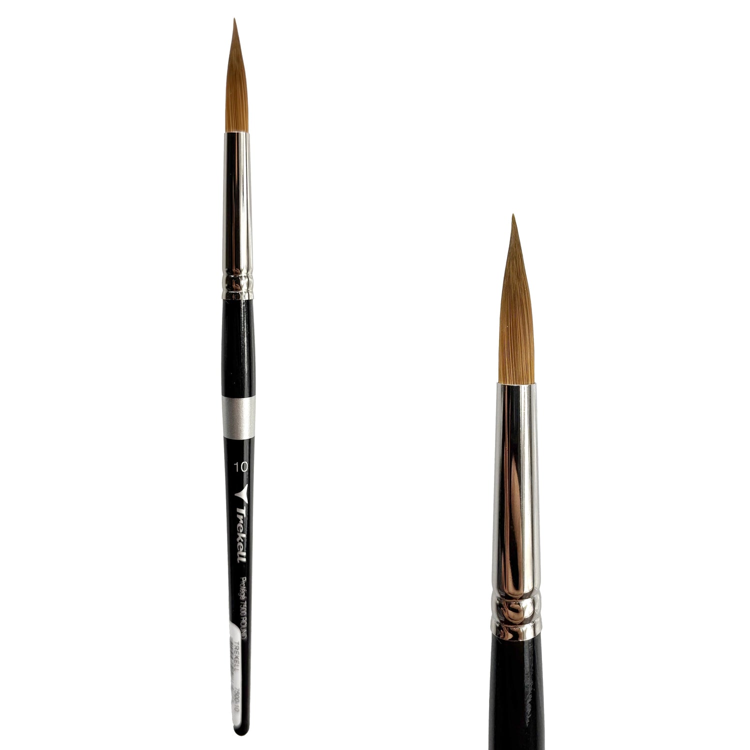 Trekell Protégé #10 Round Brush - Short Handle