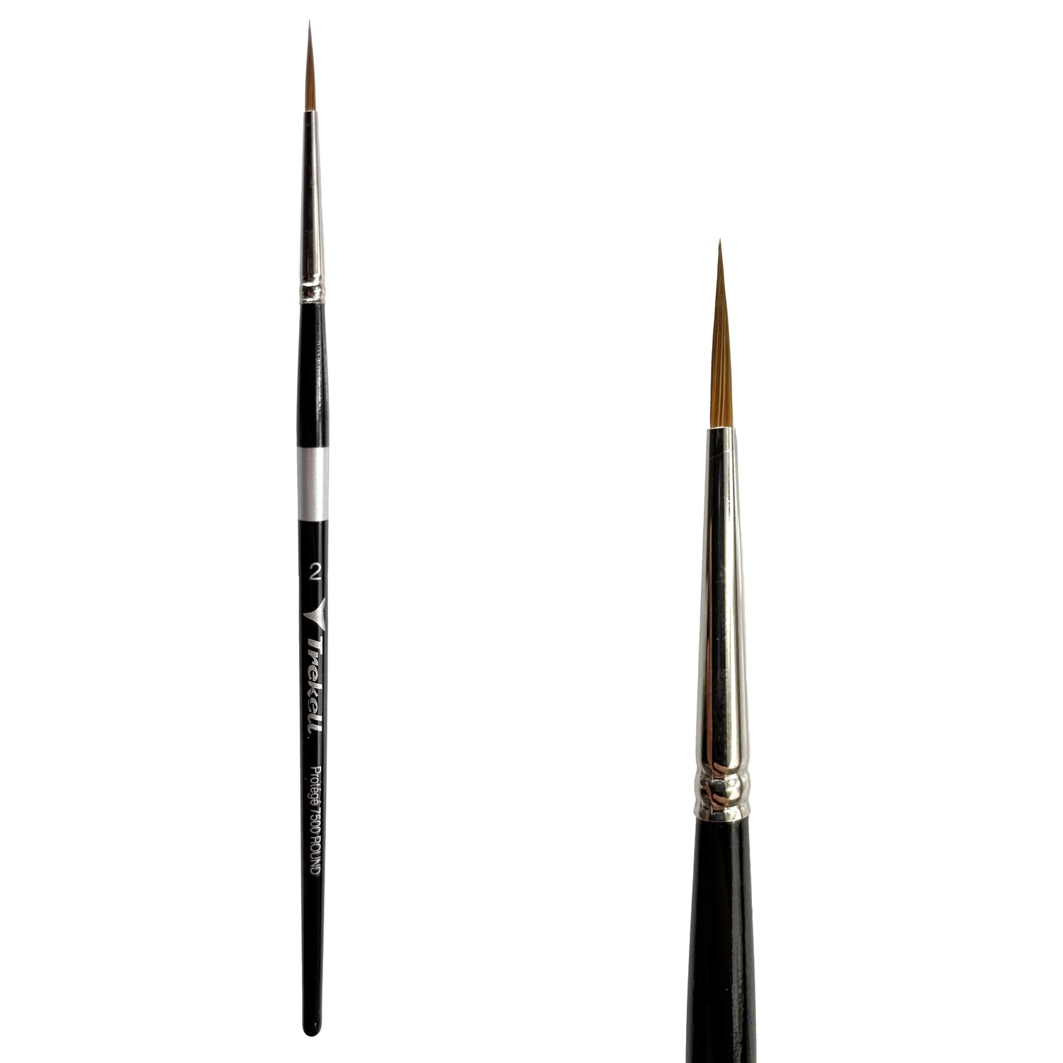Trekell Protégé #2 Round Brush - Short Handle