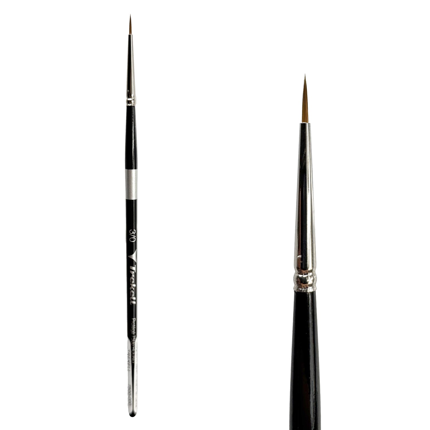 Trekell Protégé #3/0 Round Brush - Short Handle