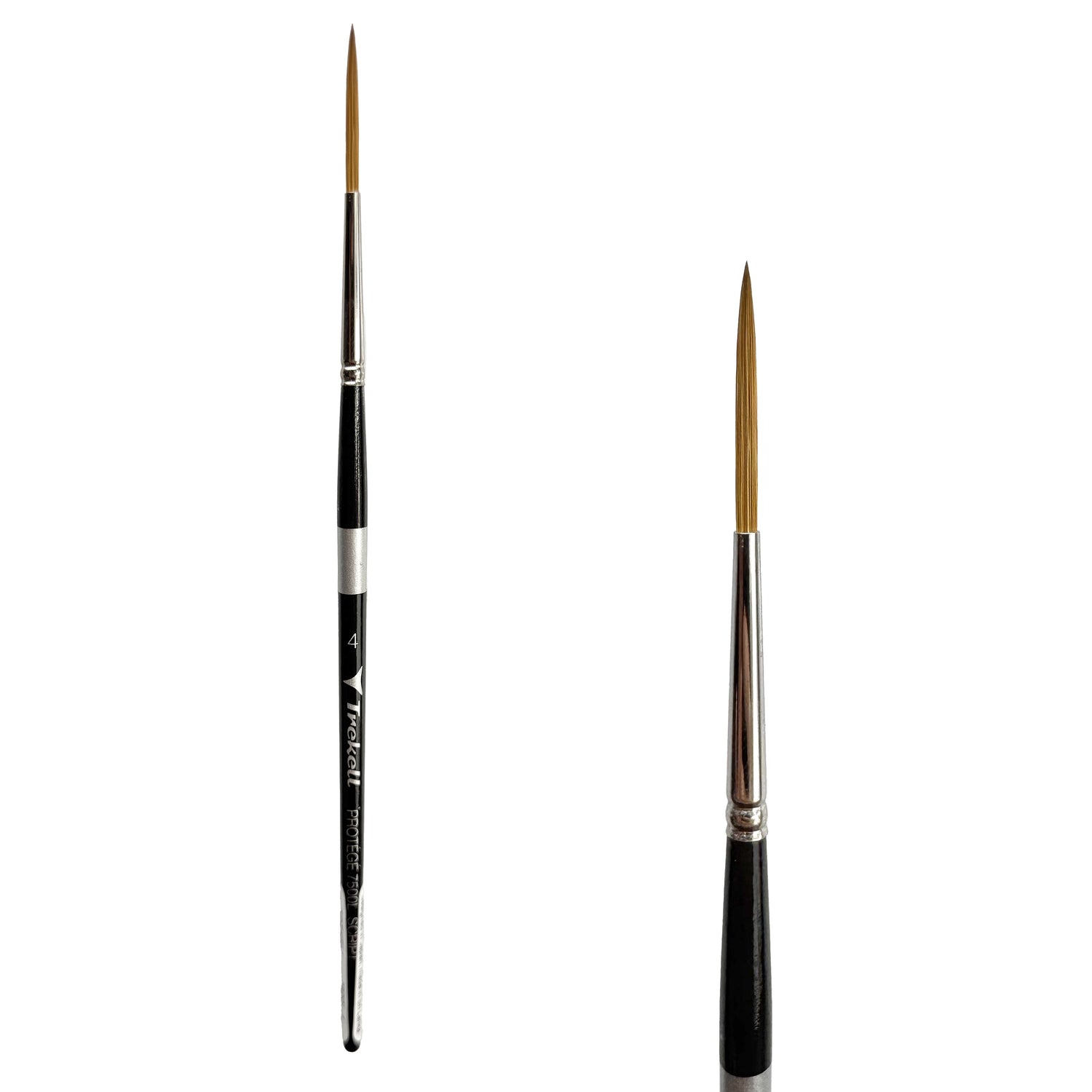 Trekell Protégé #4 Script/Rigger Brush - Short Handle