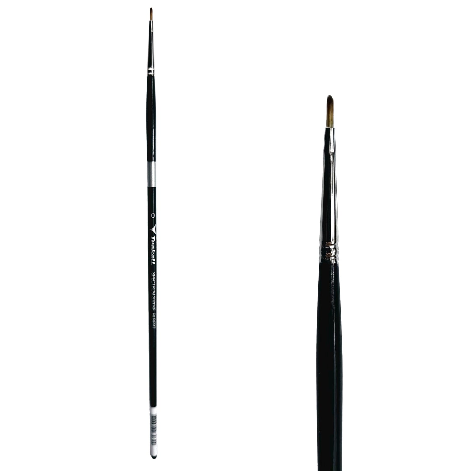 Trekell Spectrum #0 Filbert Brush - Long Handle