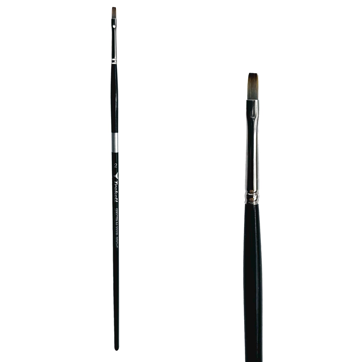 Trekell Spectrum #2 Bright Brush - Long Handle