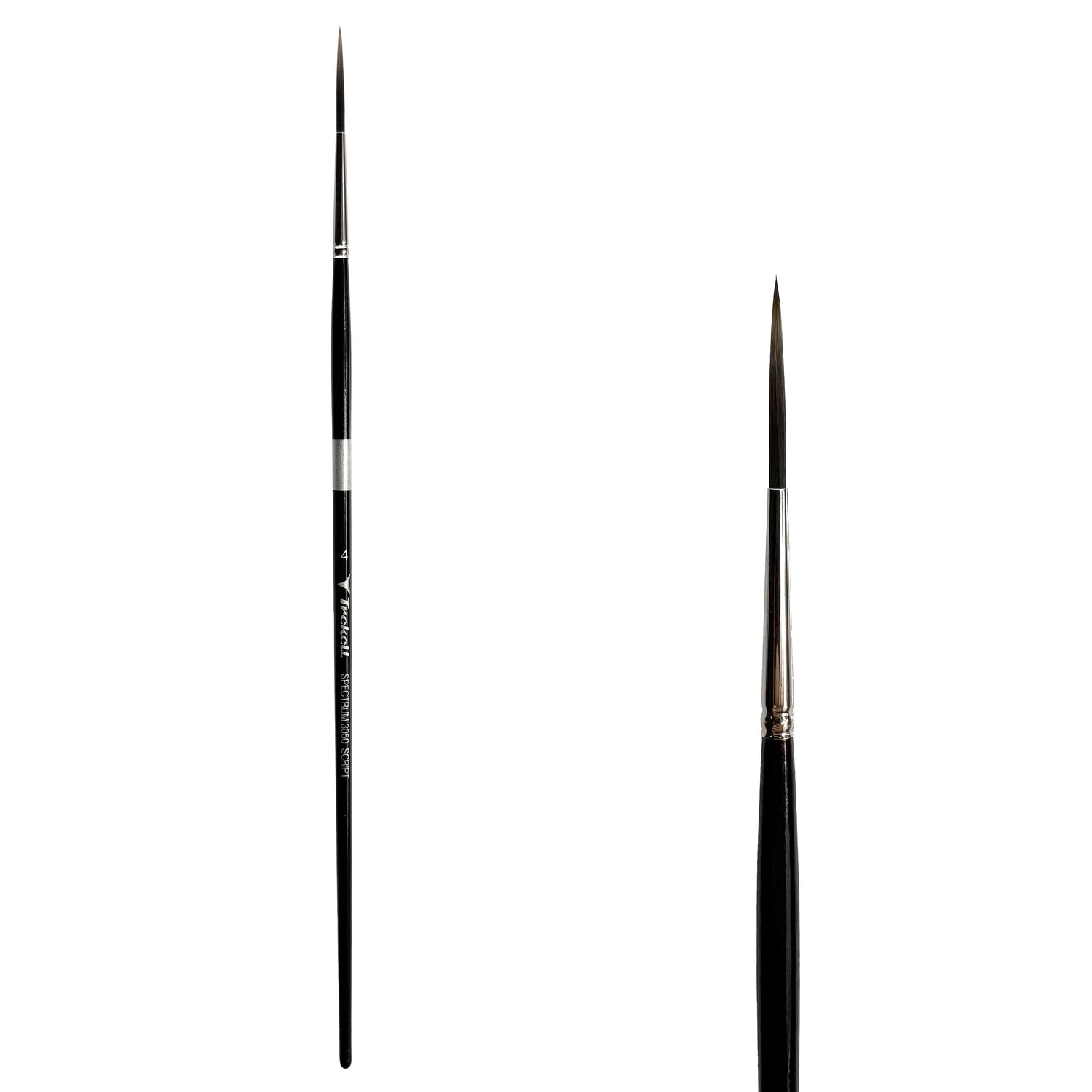 Trekell Spectrum #4 Script/Rigger Brush - Long Handle