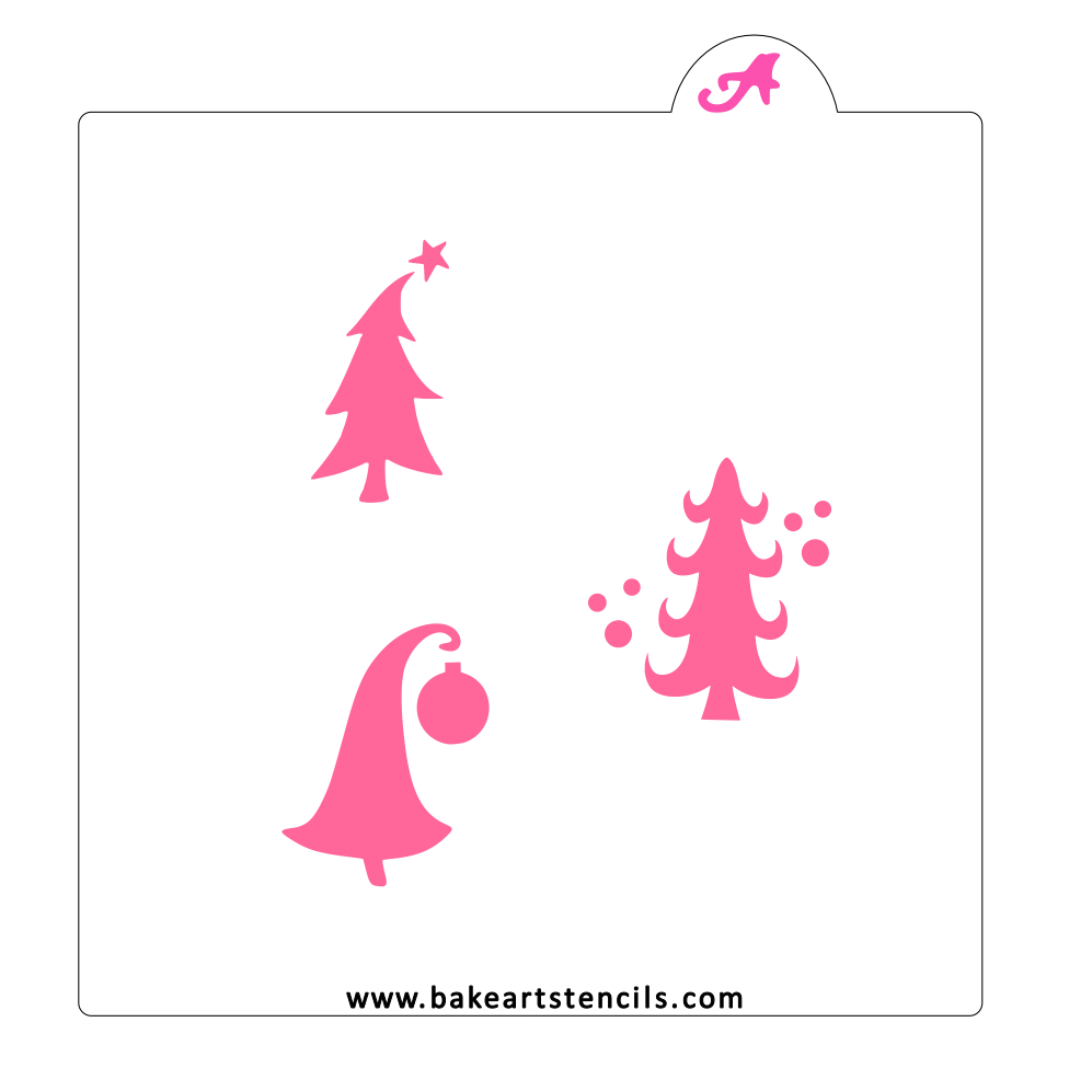 Whimsy Trees Oreo Stencil
