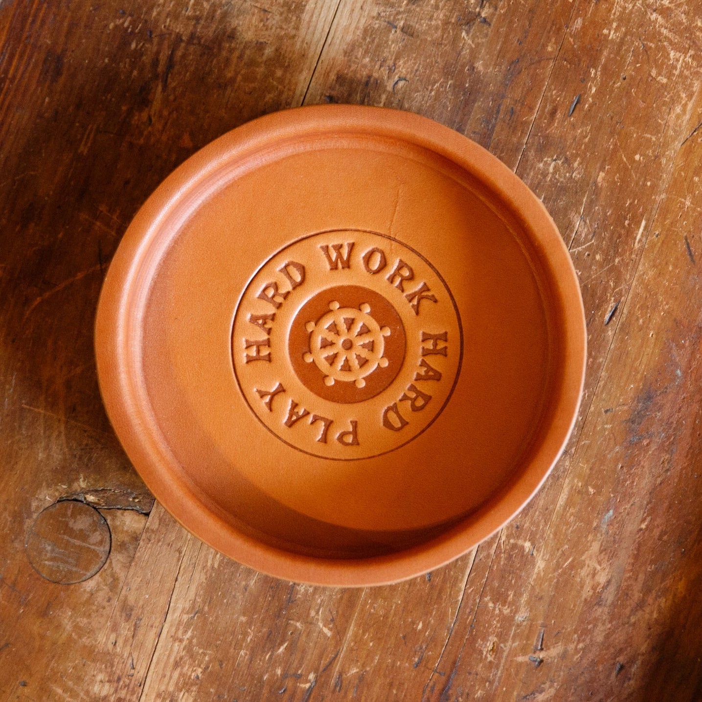 Leather Valet - Round