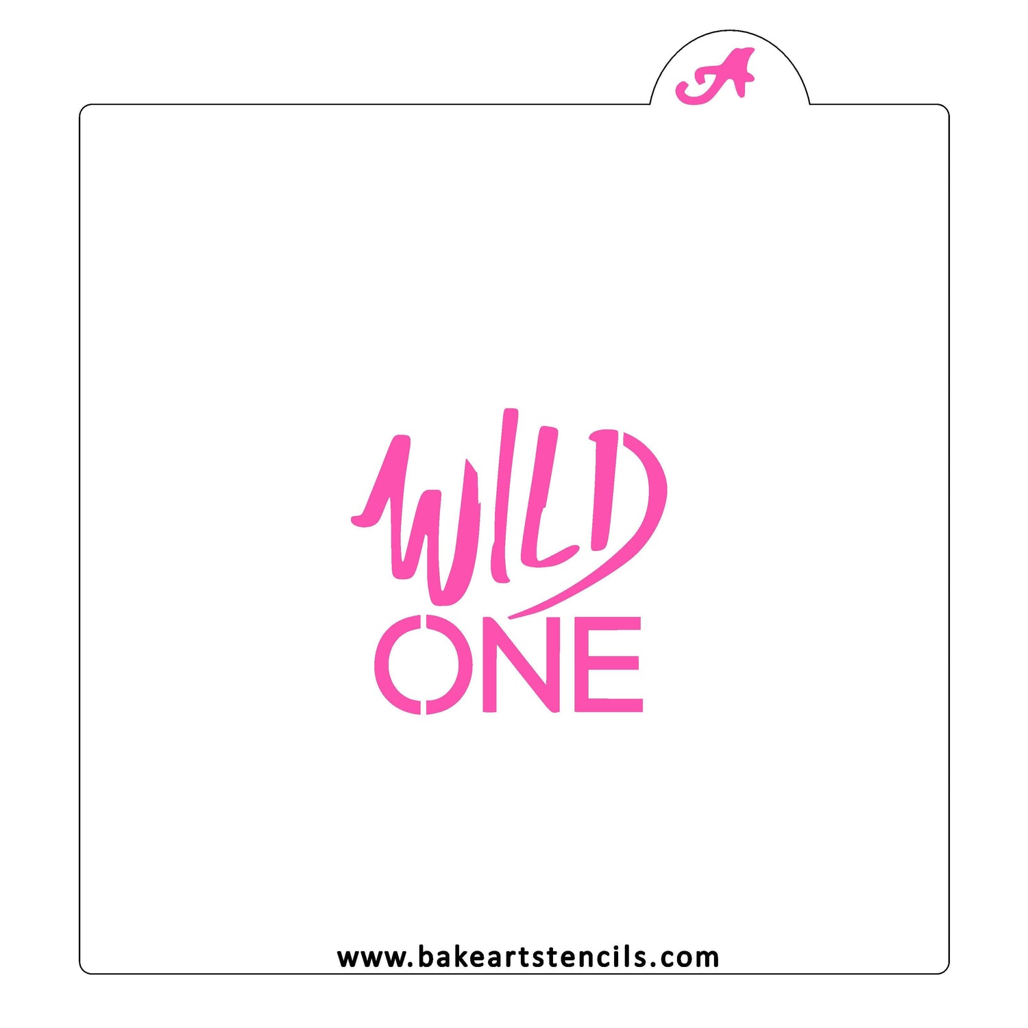 Wild One Two Wild Cookie Stencil