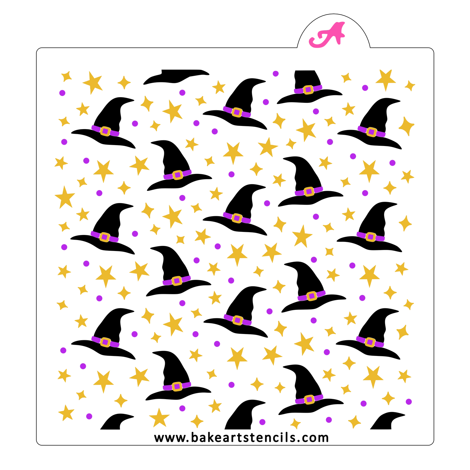 Witch Magic Cookie Stencil Set