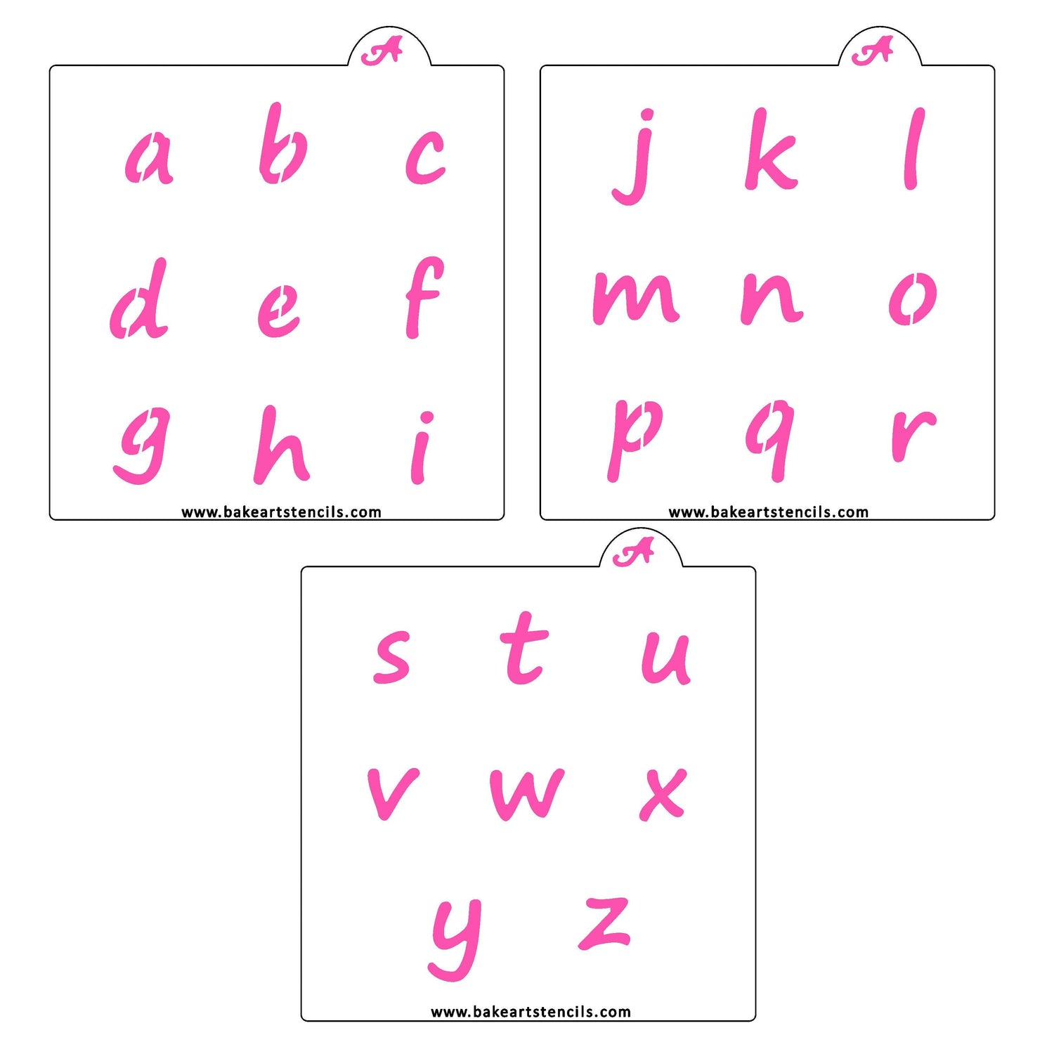 Alphabet Stencil Set