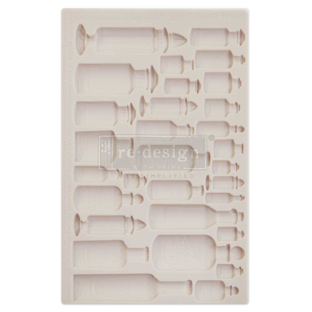 Finnabair Moulds - Apothecary Bottles - 1 pc, 5