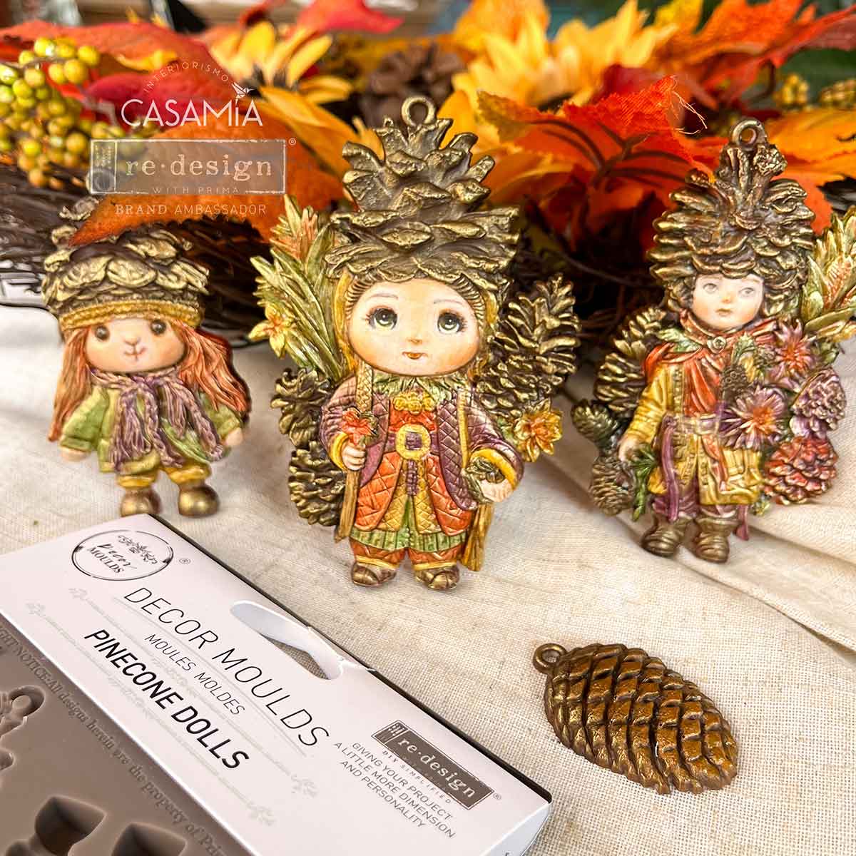 Decor Moulds® - Pinecone Dolls - 1 pc, 5