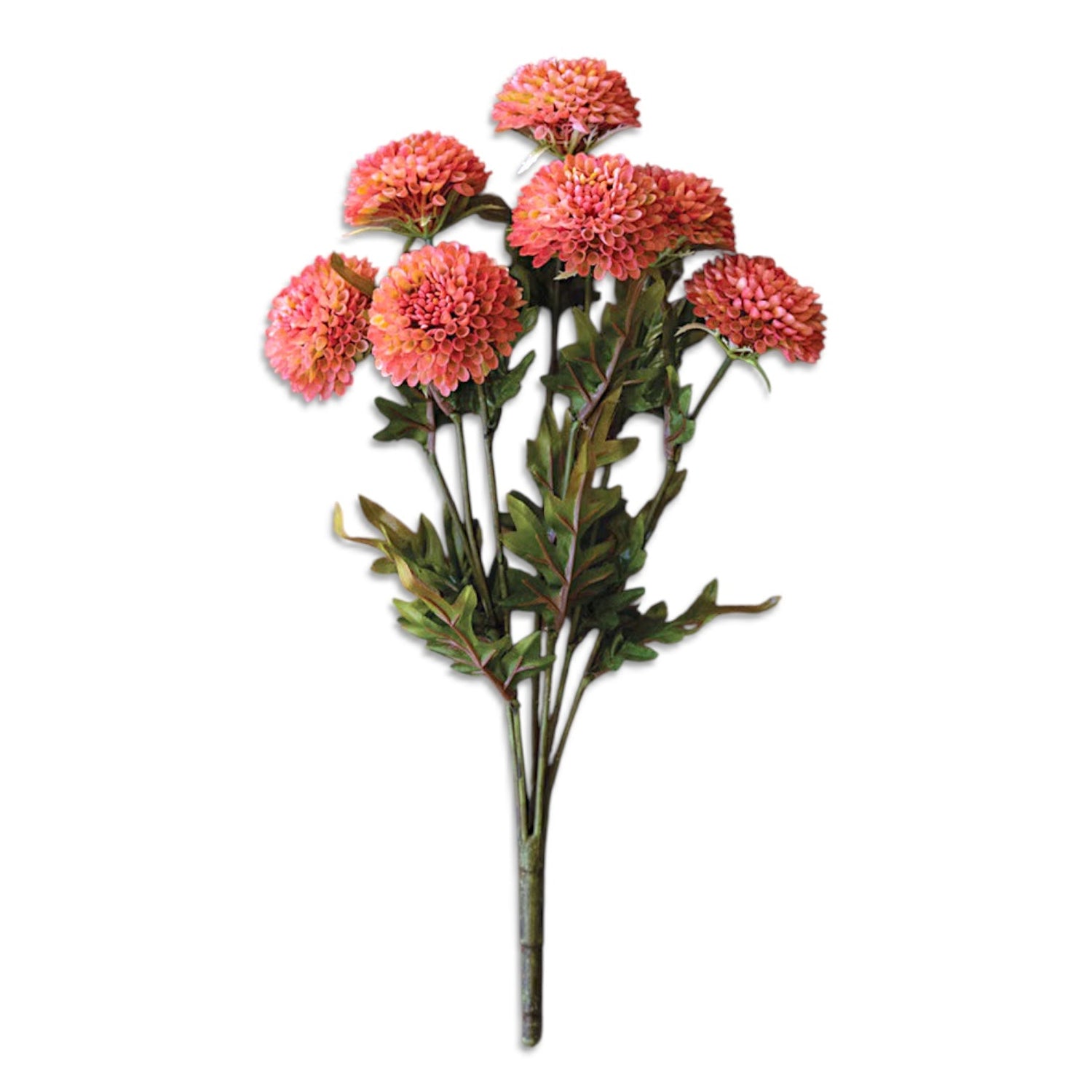 Artificial Blush Ball Dahlia Bundle