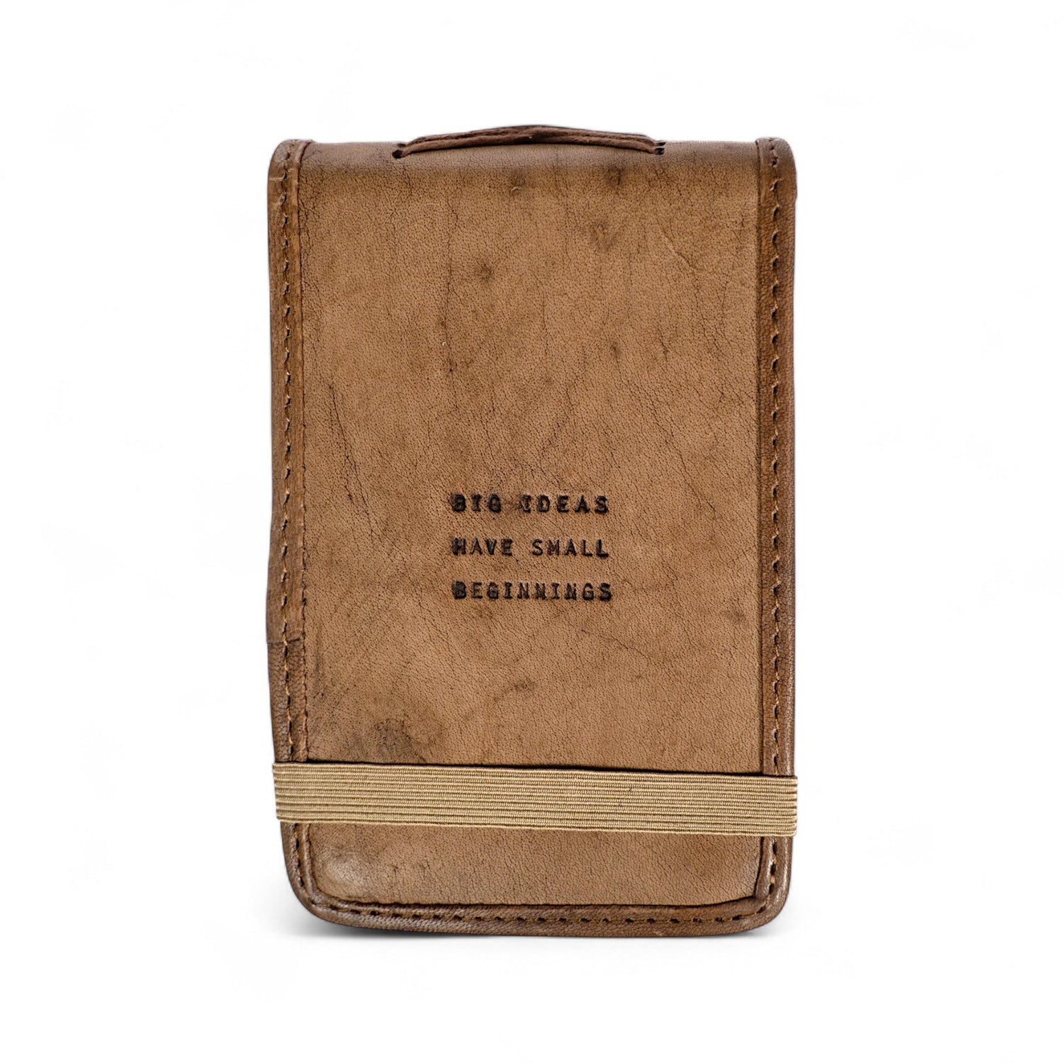 Mini Leather Journal – Big Ideas Small Beginnings