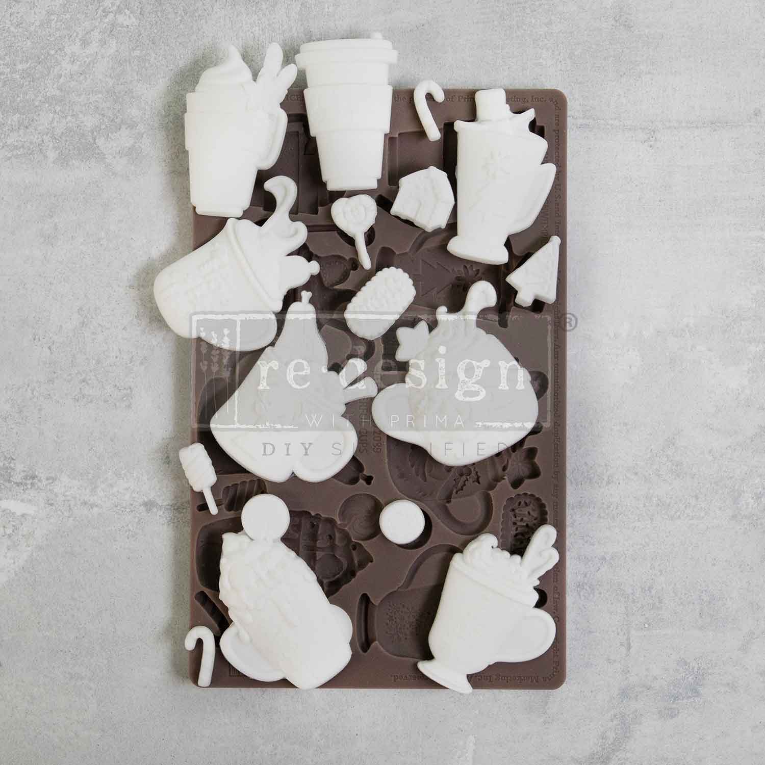 Decor Moulds® - Cheerful Cups - 1 pc, 5