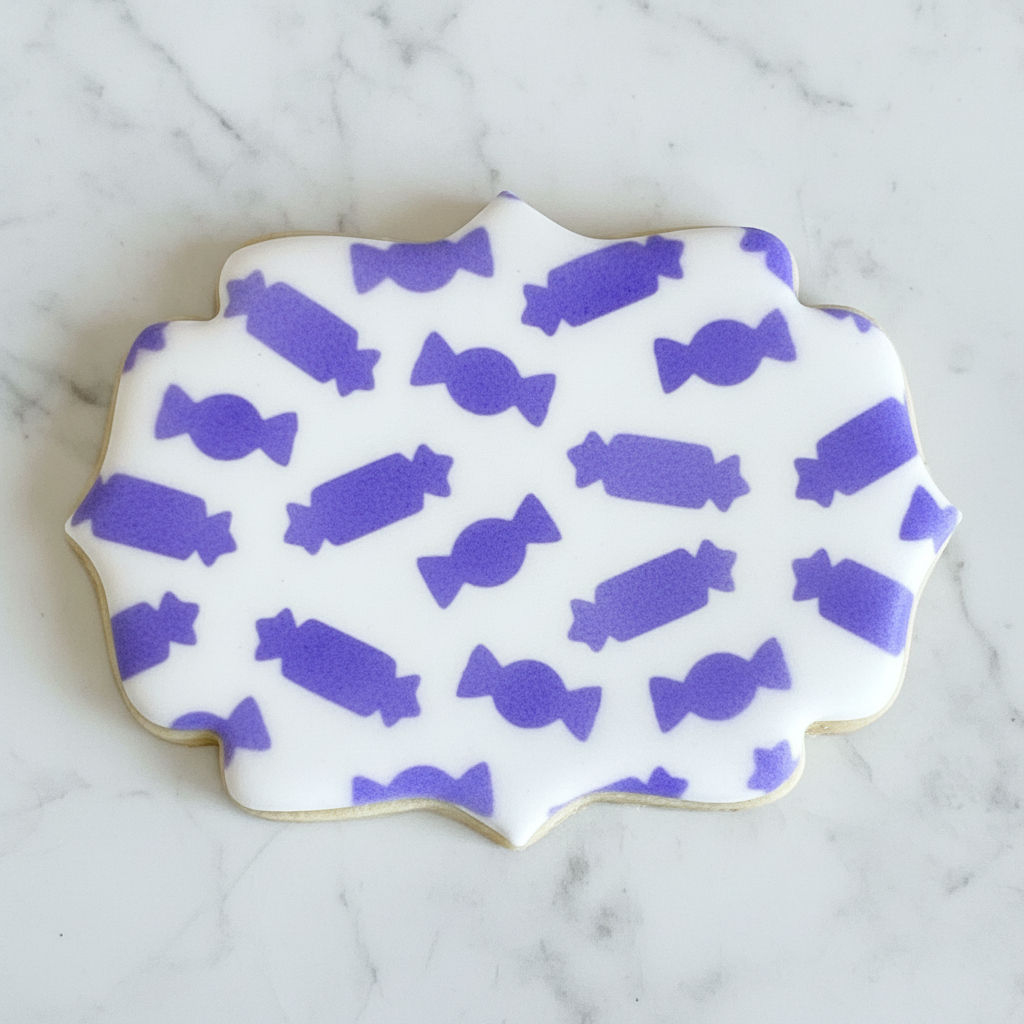 Candy Pattern Cookie Stencil