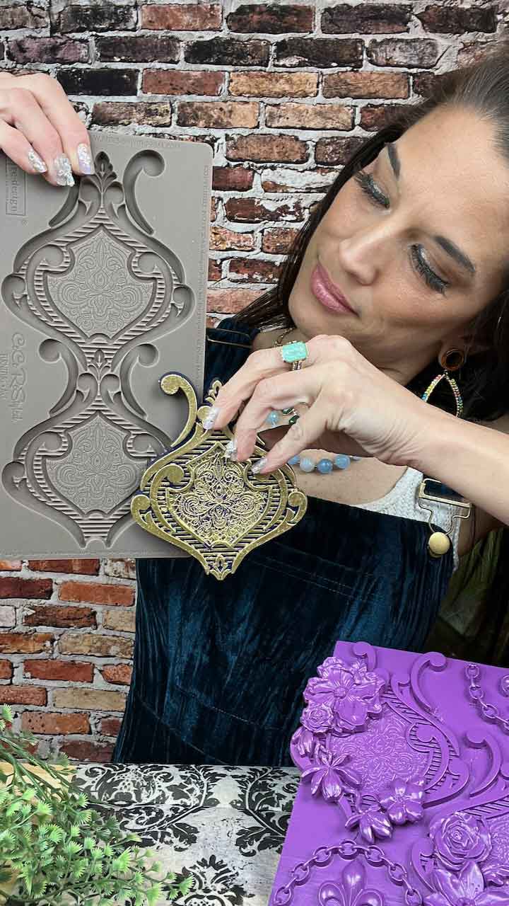Cece Mould - Darling Damask - 1 pc, 5