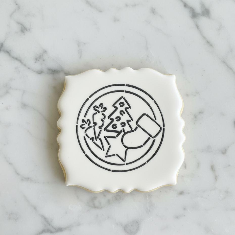 Cookies for Santa PYO Stencil