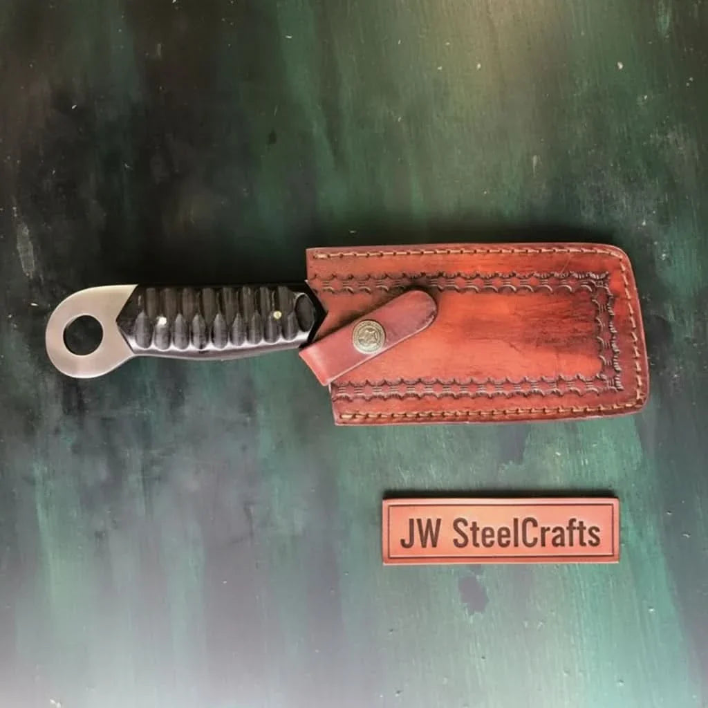 Custom hand Made D2 Steel Tanto knife MB-0094