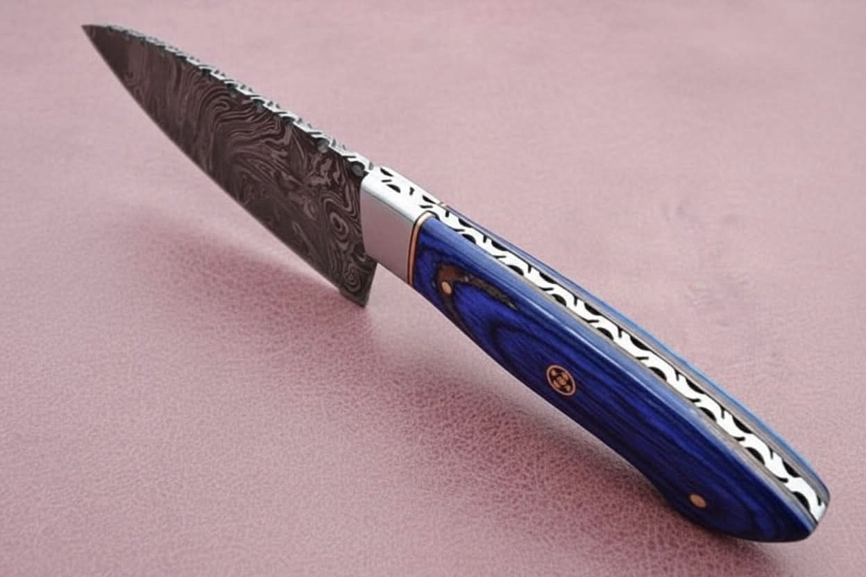 Custom Handmade Damascus Steel Chef Knife/ Kitchen Knife/Perfect Gift DK-0263