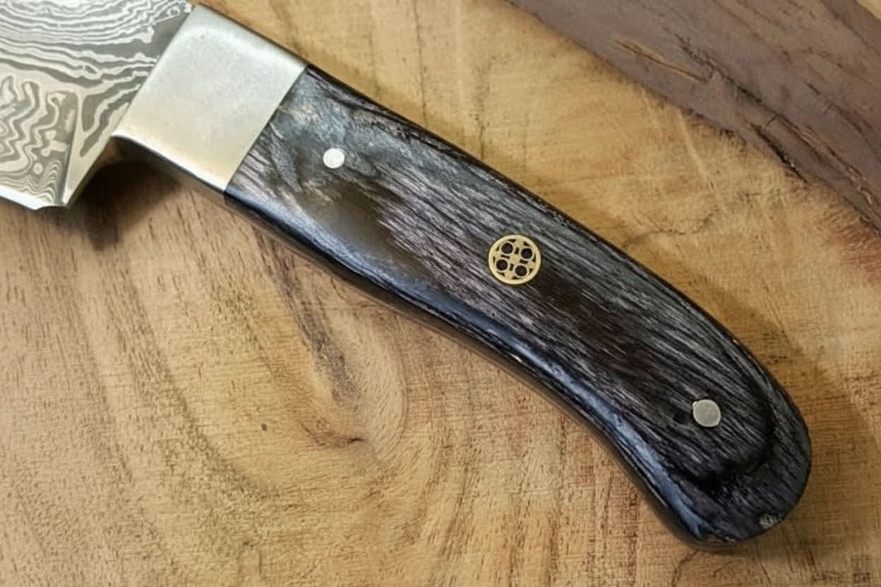 Custom Handmade Damascus Steel Full Tang Chef Knife / Vegetable Knife / Kitchen Knife DK-0128