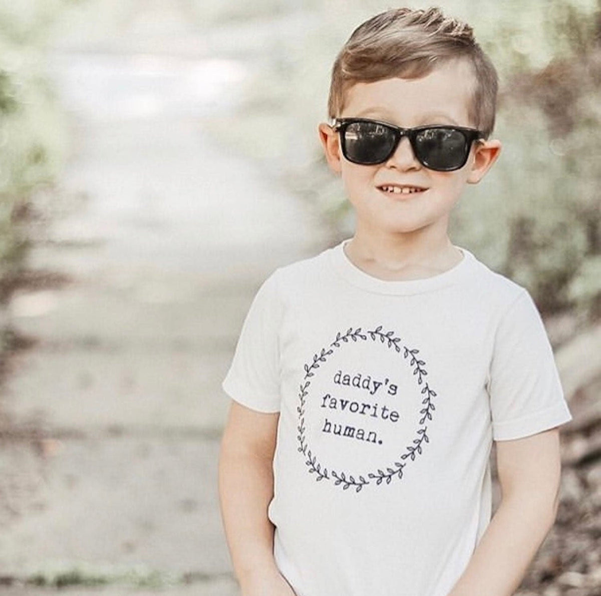 Daddy’s Favorite Human Organic Kids T-Shirt by Tenth & Pine, product image 11