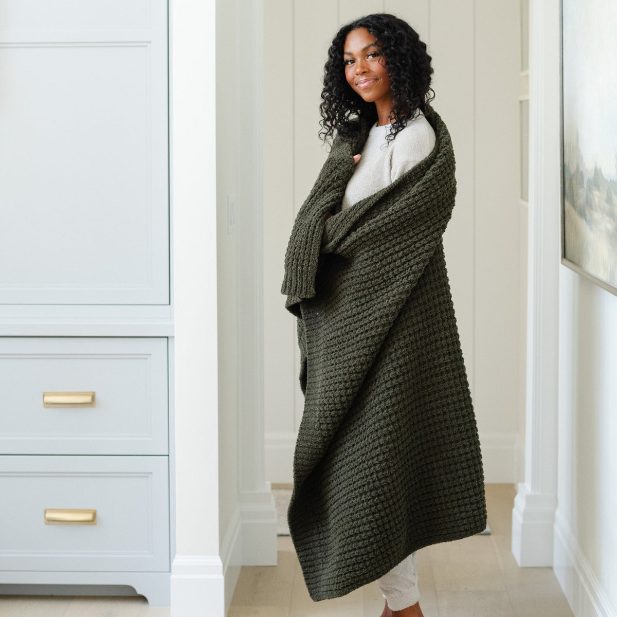 Waffle Knit XL Throw Blankets by Saranoni, product image 20