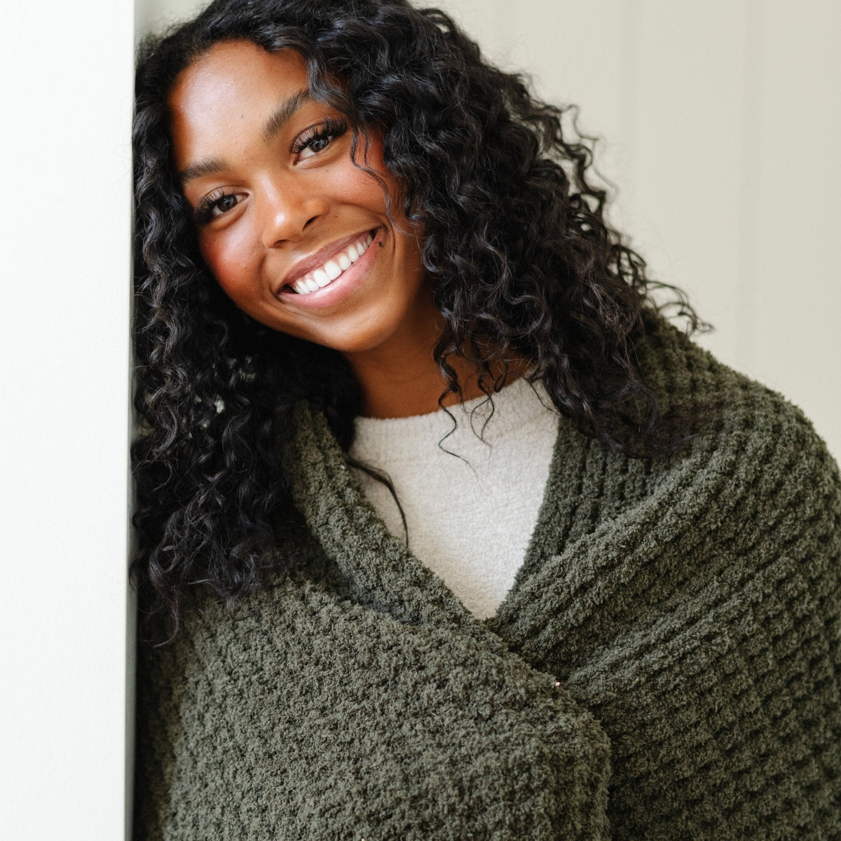 Waffle Knit XL Throw Blankets by Saranoni, product image 17