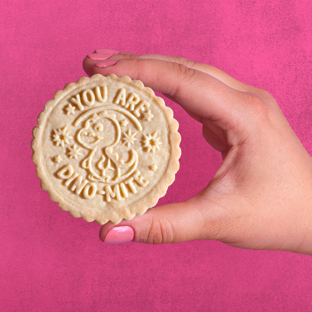 Valentines Day Cookie Press - Dino