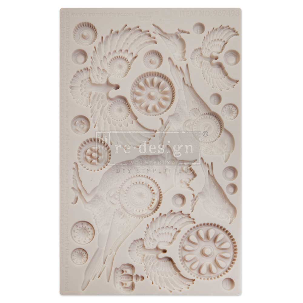Finnabair Moulds - Clockwork Sparrows - 1 pc, 5