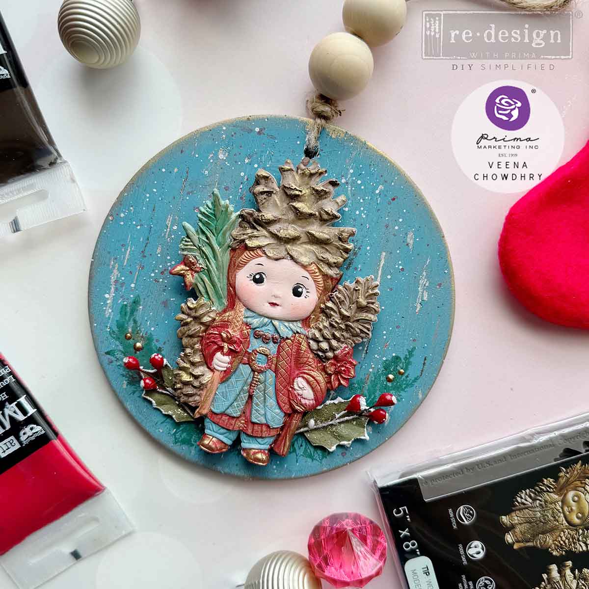 Decor Moulds® - Pinecone Dolls - 1 pc, 5