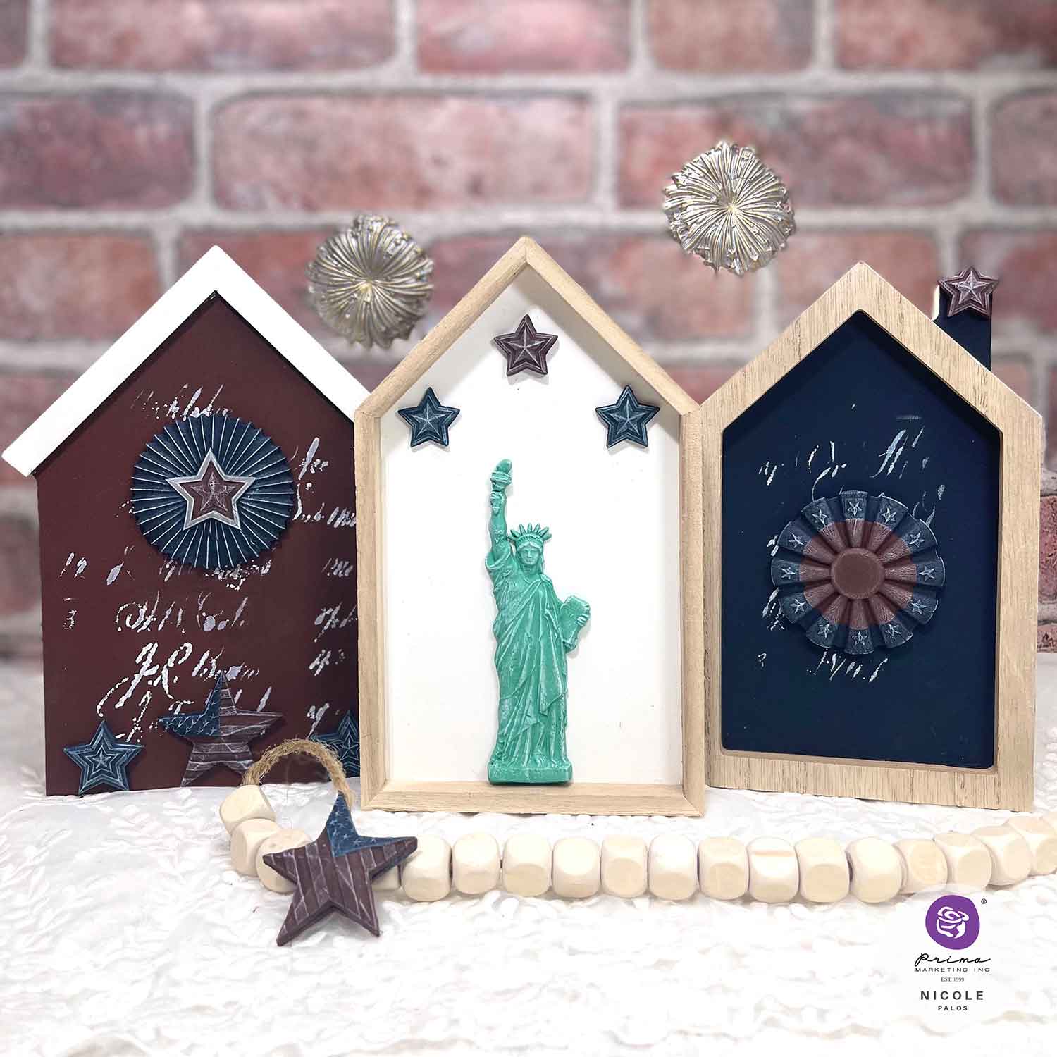Decor Moulds® - Happy 4th - 1 pc, 5
