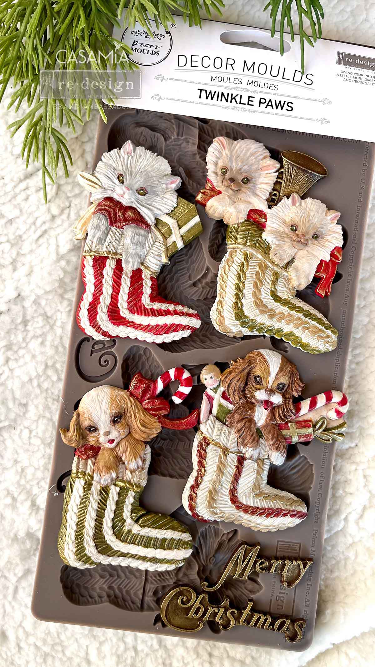 Decor Moulds® - Twinkle Paws - 1 pc, 5