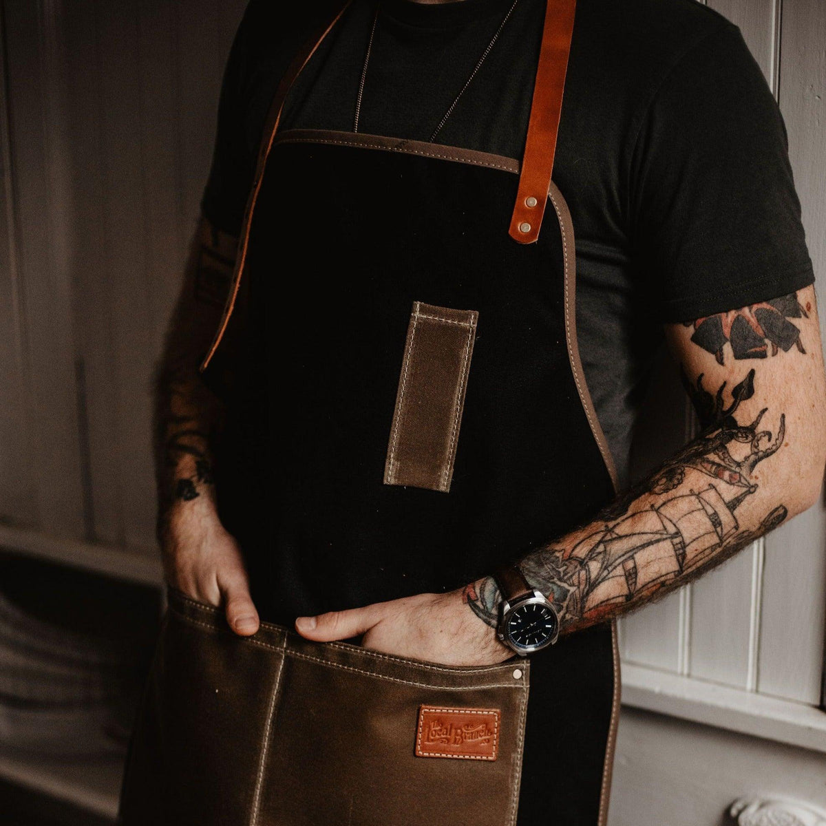 Waxed Canvas Apron - USA Made by The Local Branch, product image 5