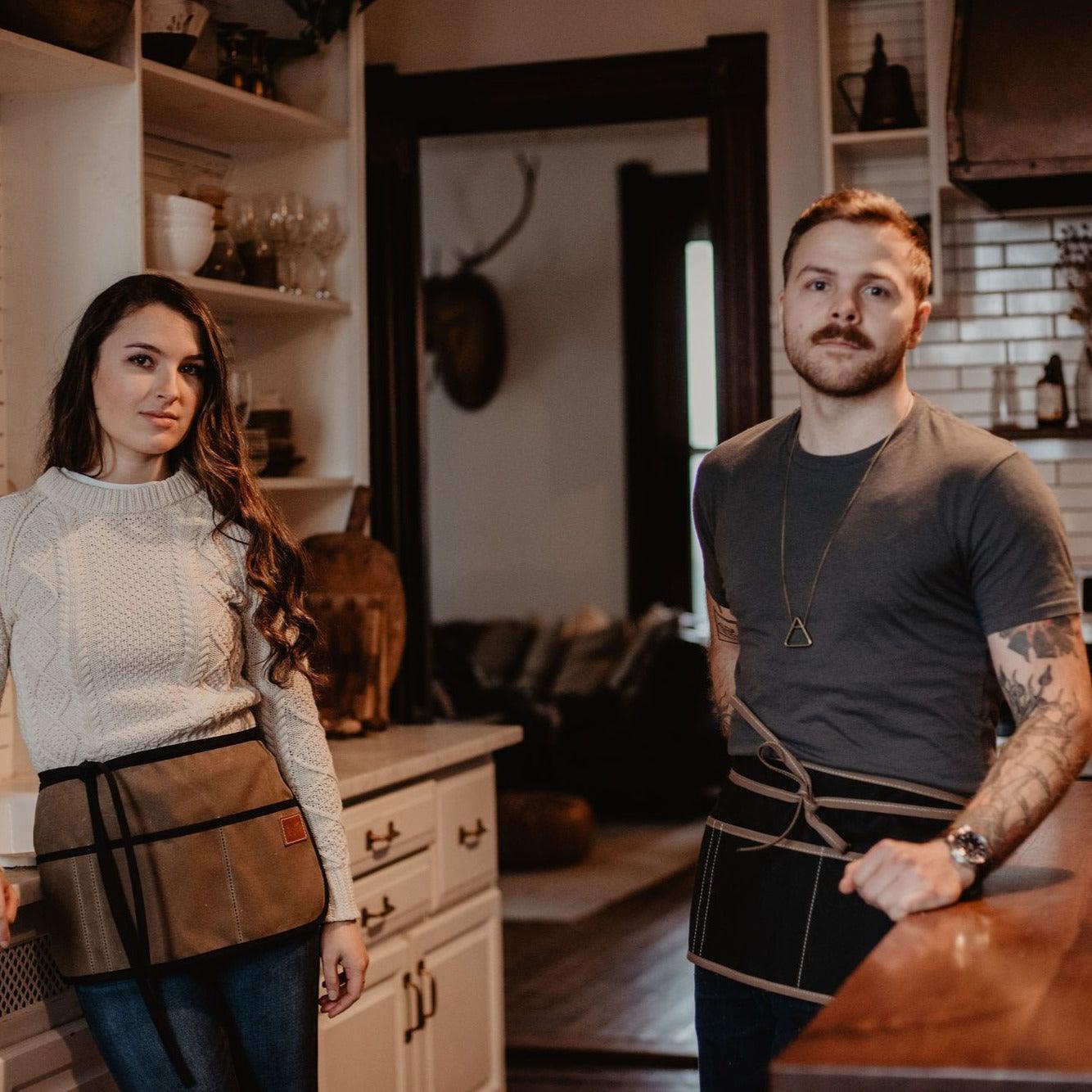Waxed Canvas Waist Apron - USA Made