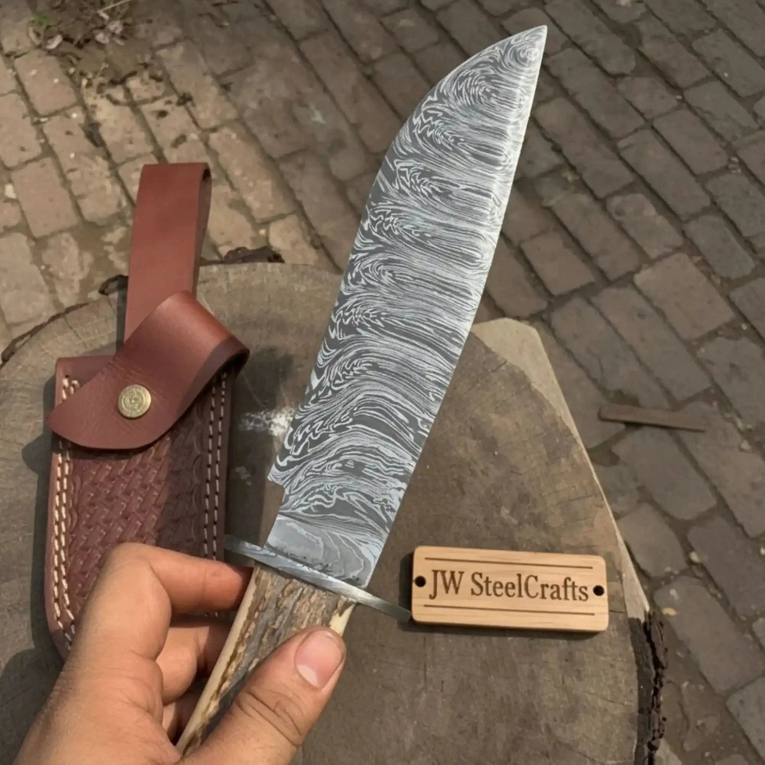 Timberhorn Bowie Blade Handmade 8