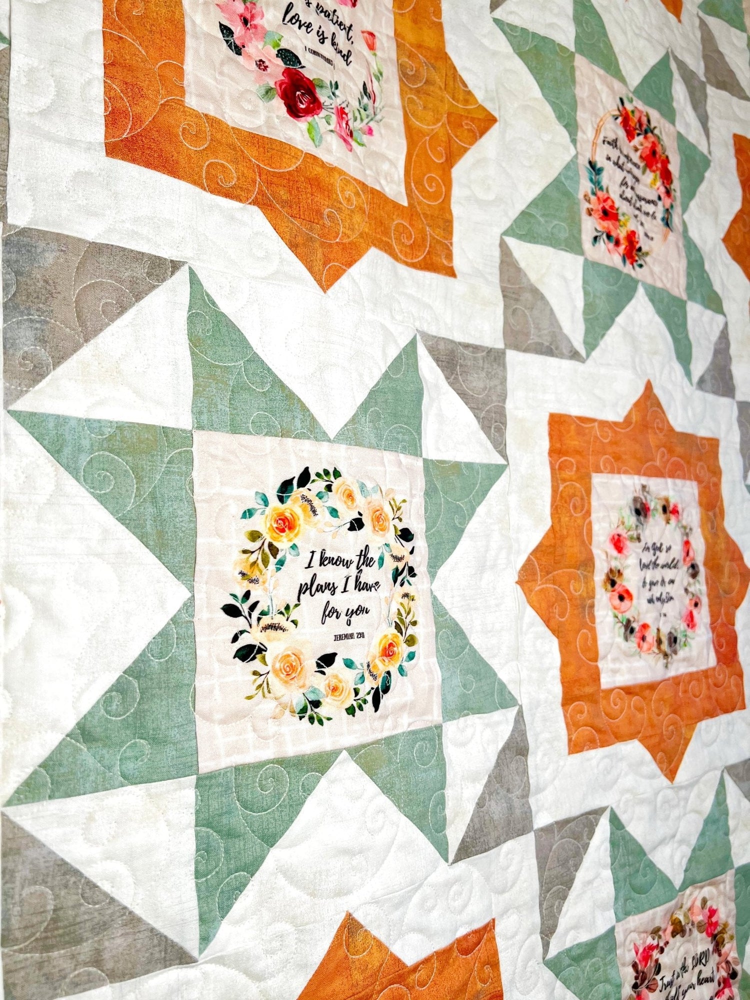 Fussy Frames Quilt Pattern - Paper Print Version