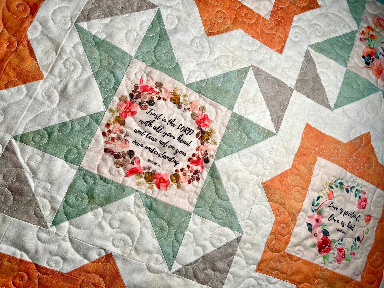 Fussy Frames Quilt Pattern - Paper Print Version